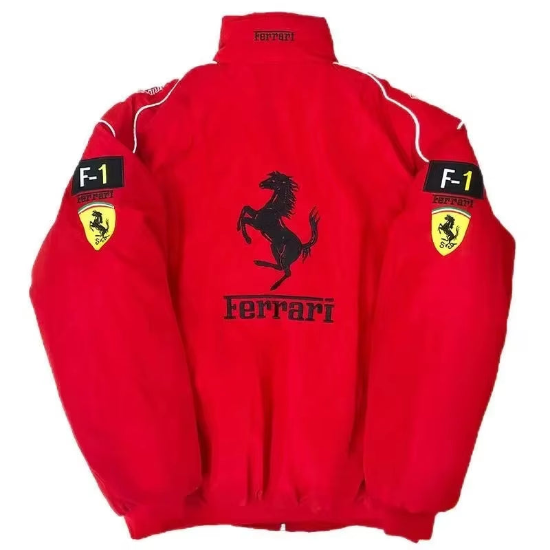 High Quality  F1 Embroidered Jacket Racing Team Jackets Locomotive Coat for Men Women for  458 488 599 612 FF F12