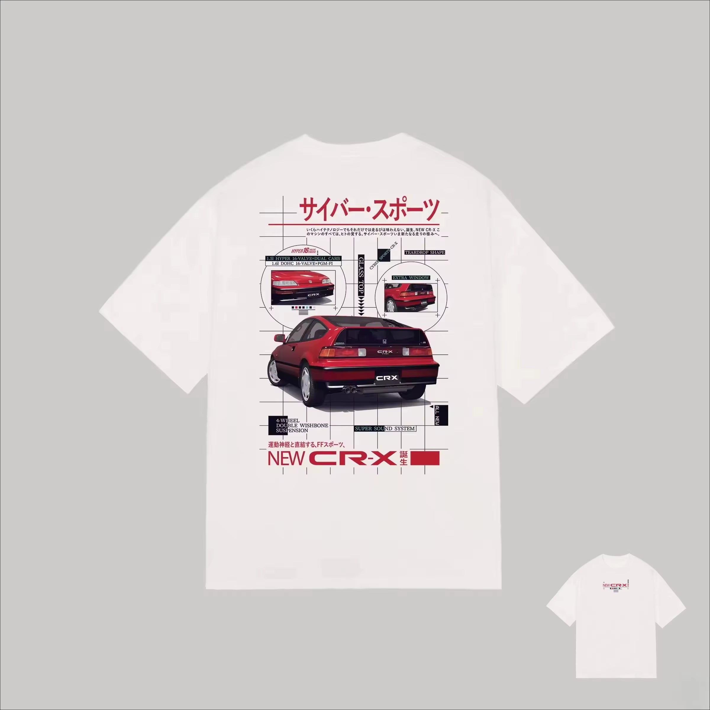 2025 Summer  Automobile and Motorcycle Clothing Comfortable Classic Logo Pattern Licensed Clothing Shortsleeved T-Shirt Top