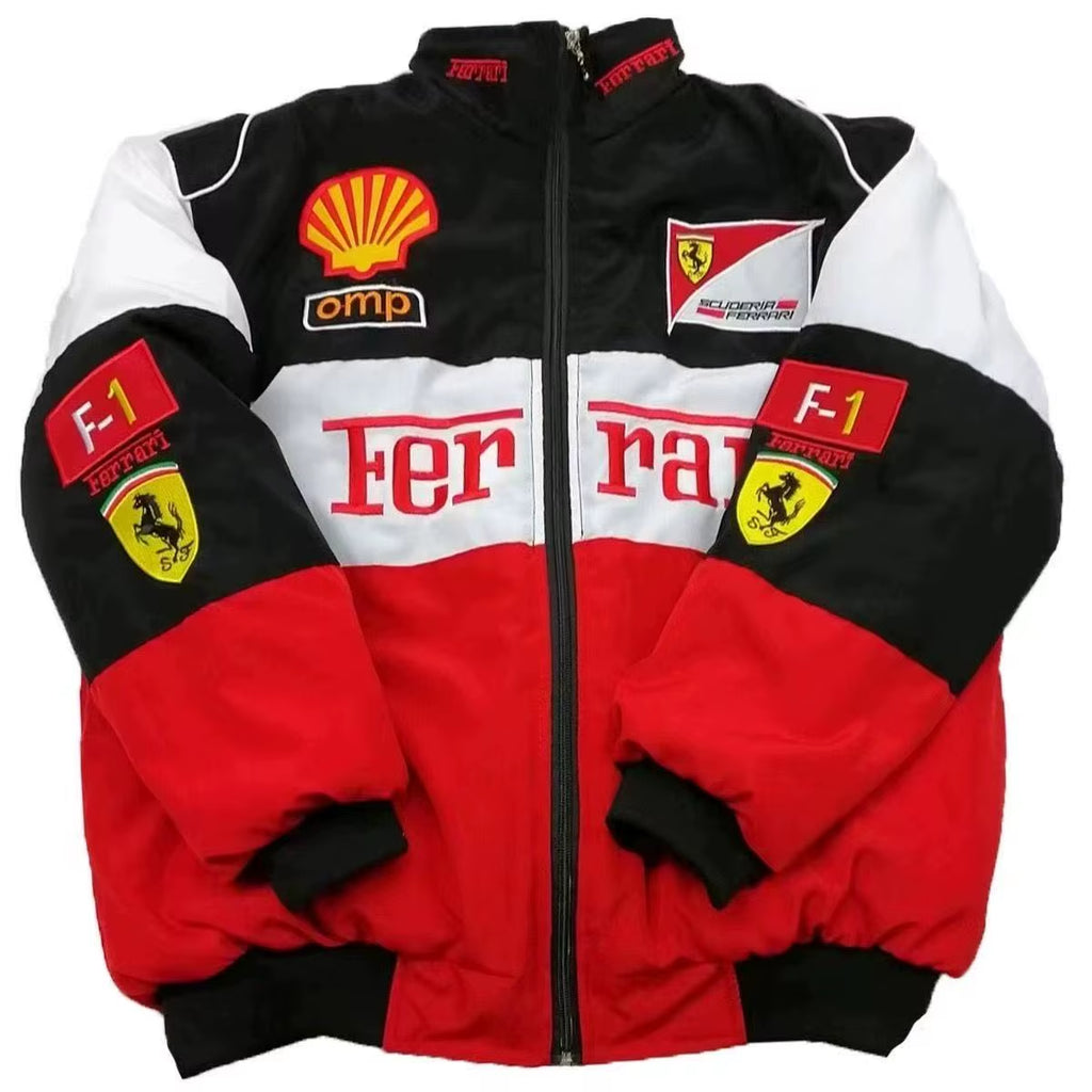 High Quality  F1 Embroidered Jacket Racing Team Jackets Locomotive Coat for Men Women for  458 488 599 612 FF F12